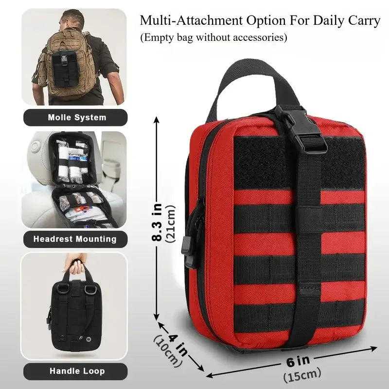 Tactical First Aid Bag Survival Pouch Outdoor Medical Box Large Size SOS Bag/PackageMedical Kit Bag Molle EMT Emergency