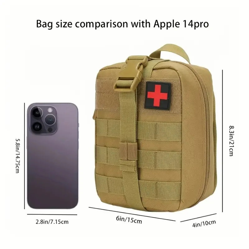 Tactical First Aid Bag Survival Pouch Outdoor Medical Box Large Size SOS Bag/PackageMedical Kit Bag Molle EMT Emergency
