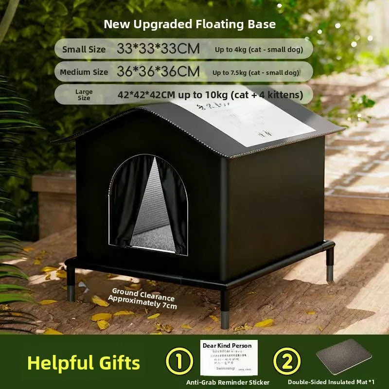 Outdoor Waterproof  Dog elter Winter Cold Proof Rain Sun Protection Warm Fully Enclosed Four Seasons Universal Outdoor C...