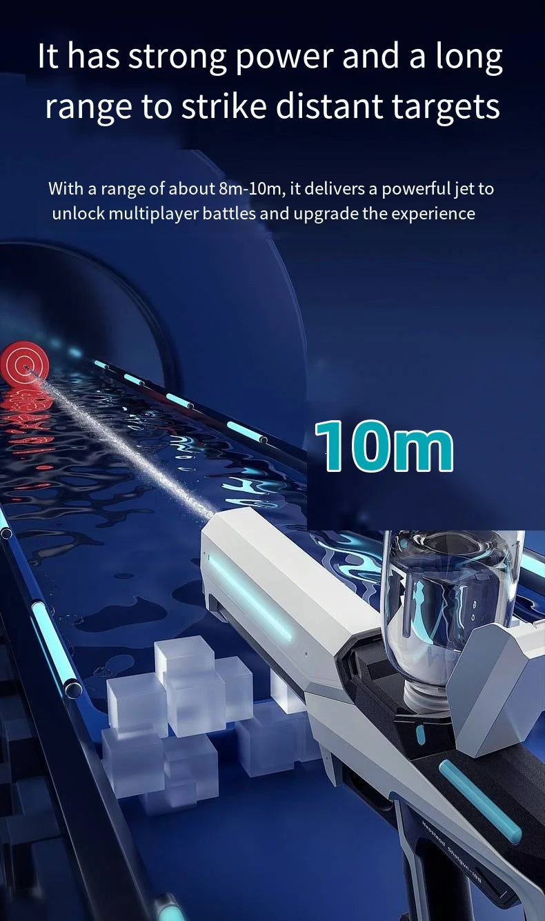 Children's Summer Outdoor Activity Electric High-Pressure Water Gun for Family Innovative Gift