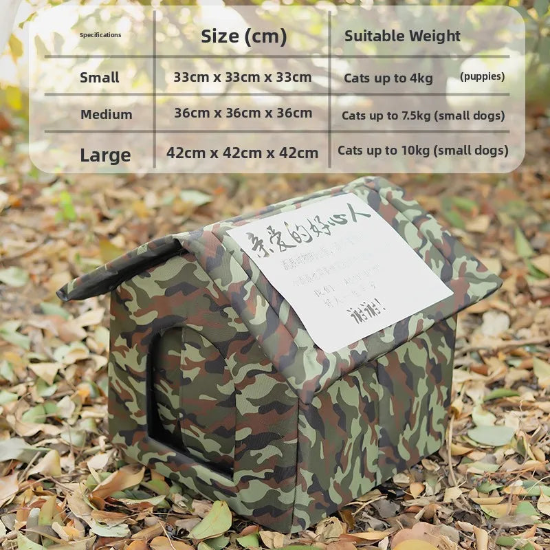 Outdoor Waterproof  Dog elter Winter Cold Proof Rain Sun Protection Warm Fully Enclosed Four Seasons Universal Outdoor C...