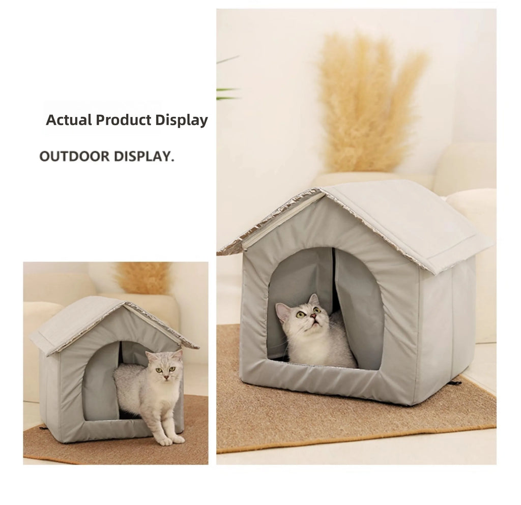 Outdoor Waterproof  Dog elter Winter Cold Proof Rain Sun Protection Warm Fully Enclosed Four Seasons Universal Outdoor C...