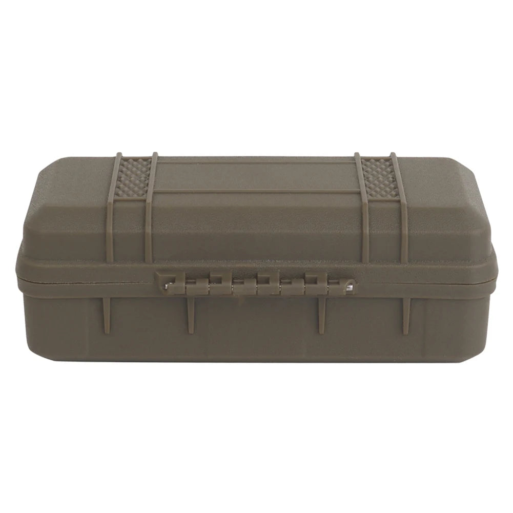 Outdoor Survival Tool Case with Sponge Survival Storage Container Waterproof Sealed Shock Absorption Box for Instrument Gear