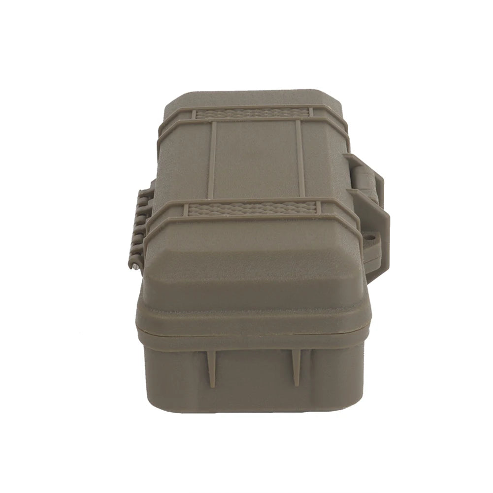 Outdoor Survival Tool Case with Sponge Survival Storage Container Waterproof Sealed Shock Absorption Box for Instrument Gear