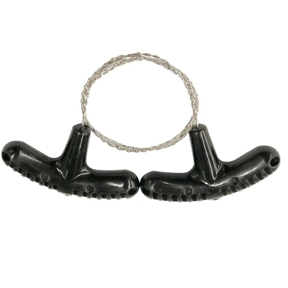 Outdoor Manual Hand Steel Wire Saw Survival Tools Hand Chain Saw Cutter Portable Travel Camping Emergency Gear Steel Wire Kits