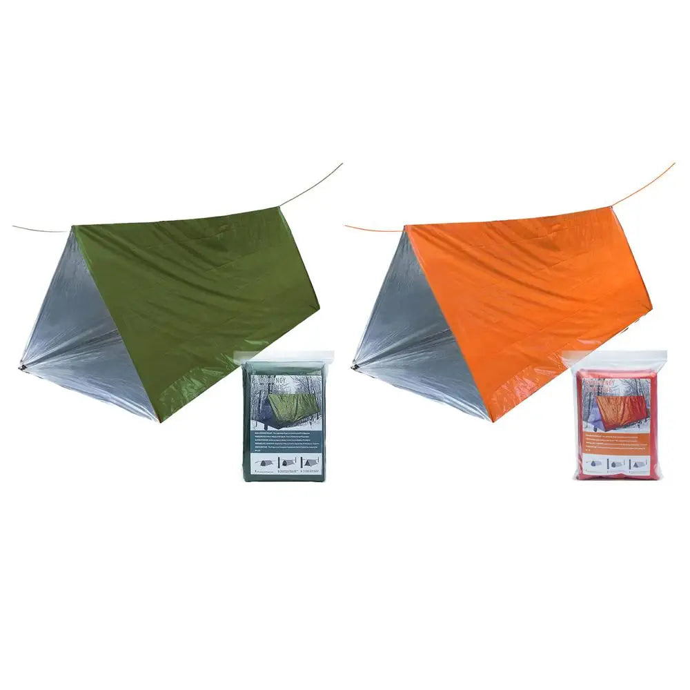 Outdoor Emergency Tent Survival Blanket Emergency Escape Camping Survival Tent Kit Insulation Blanket Mat Sleeping Bag Waterprof