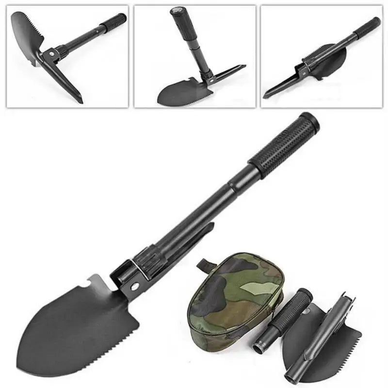 Engineer Shovel Military Shovel Outdoor Multifu Outdoor Camping Shovel Outdoor Equipment Survival Engineer Shovel With Compass
