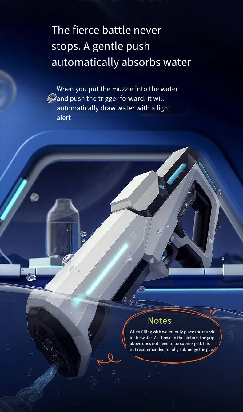 Children's Summer Outdoor Activity Electric High-Pressure Water Gun for Family Innovative Gift