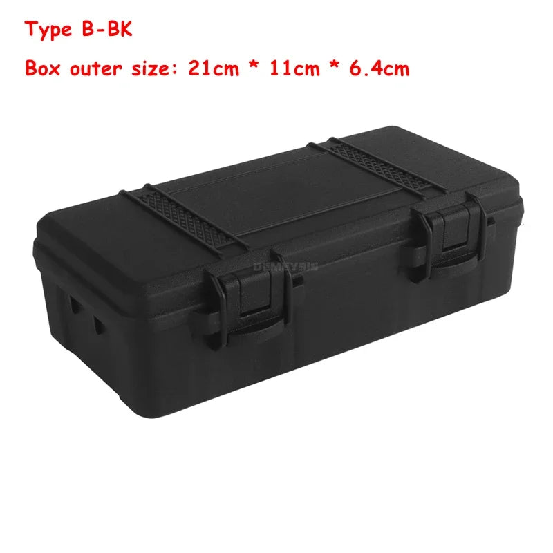 Tactical Gear Case Outdoor Shockproof Shooting Hunting Tools Flashlight Storage Camping Survival Toolbox