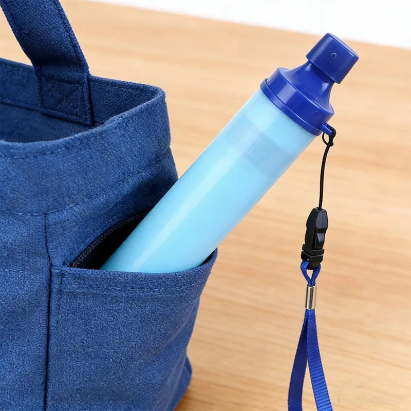 Outdoor Water Purifier – Survival Water Filter Compact Portable Purifier for Camping, Hiking & Emergency Preparedness