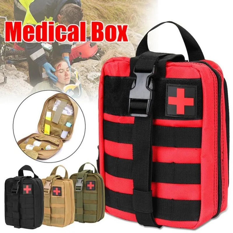 Tactical First Aid Bag Survival Pouch Outdoor Medical Box Large Size SOS Bag/PackageMedical Kit Bag Molle EMT Emergency