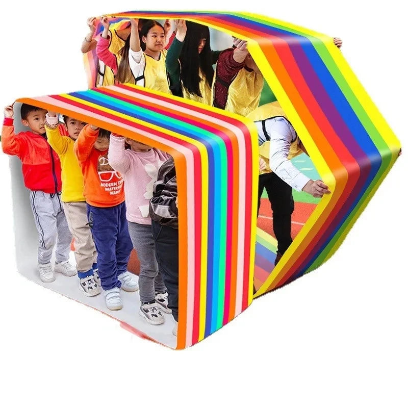 Outdoor Games Team Building Develop Sport  Entertainment Toys Children Elasticity Rope Circle Running Push for Kids Sensory Rope