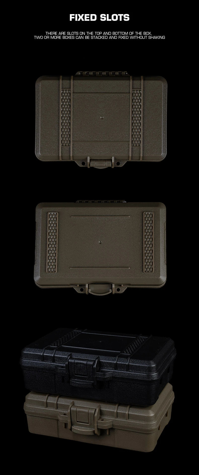 Tactical Gear Case Outdoor Shockproof Shooting Hunting Tools Flashlight Storage Camping Survival Toolbox