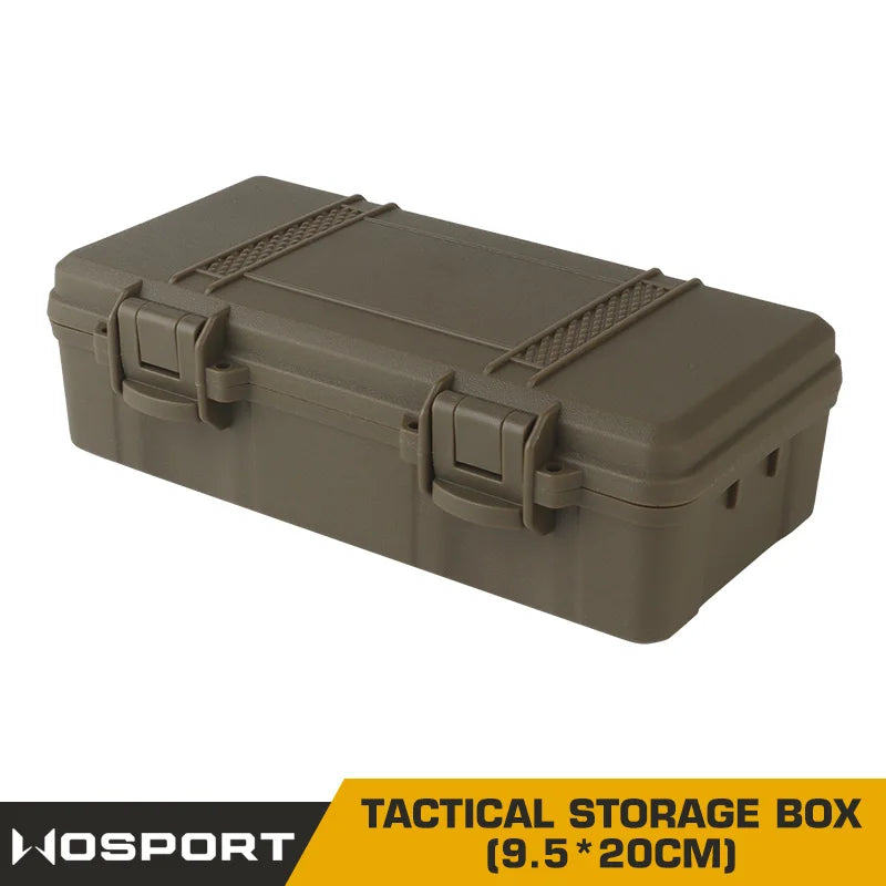 Tactical Gear Case Outdoor Shockproof Shooting Hunting Tools Flashlight Storage Camping Survival Toolbox