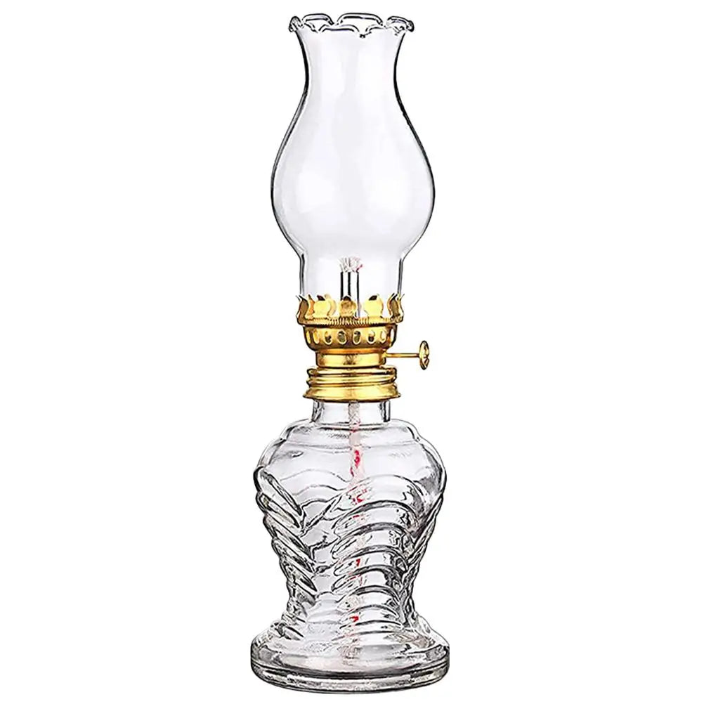 Outdoor  Oil Lamp Paraffin Light Oil Decoration Glass Lamps Desktop Adornment for Indoor Use Oil Lanterns