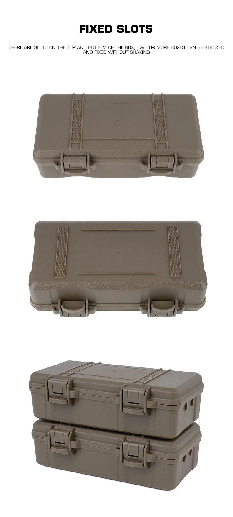 Tactical Gear Case Outdoor Shockproof Shooting Hunting Tools Flashlight Storage Camping Survival Toolbox