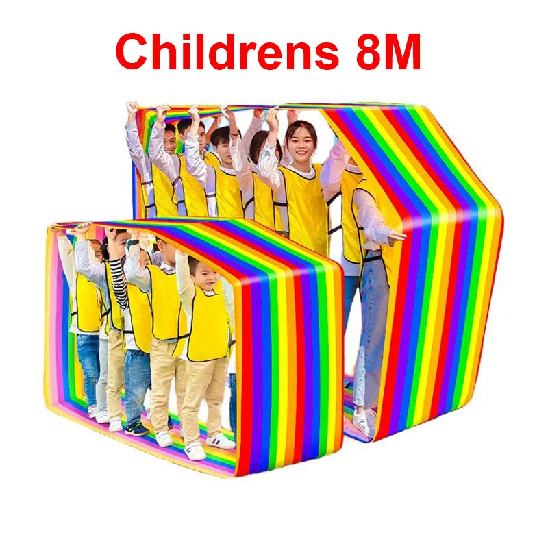 Running Mat Oxford Cloth Team Building Activity Multi-Person Collaboration Game Youth & Adult Outdoor Game Children's Sports Toy