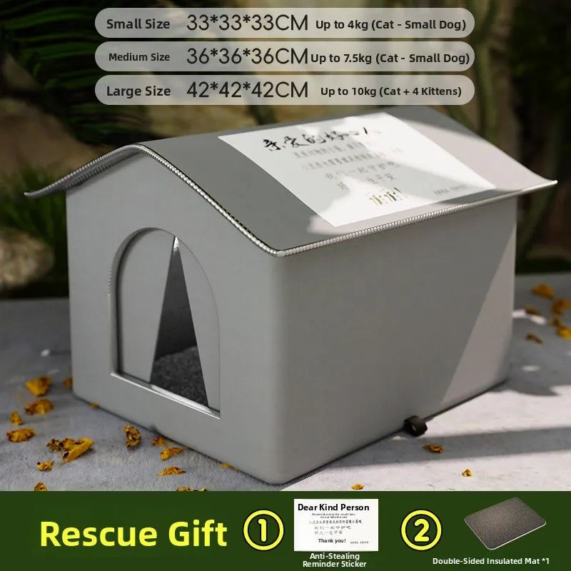 Outdoor Waterproof  Dog elter Winter Cold Proof Rain Sun Protection Warm Fully Enclosed Four Seasons Universal Outdoor C...