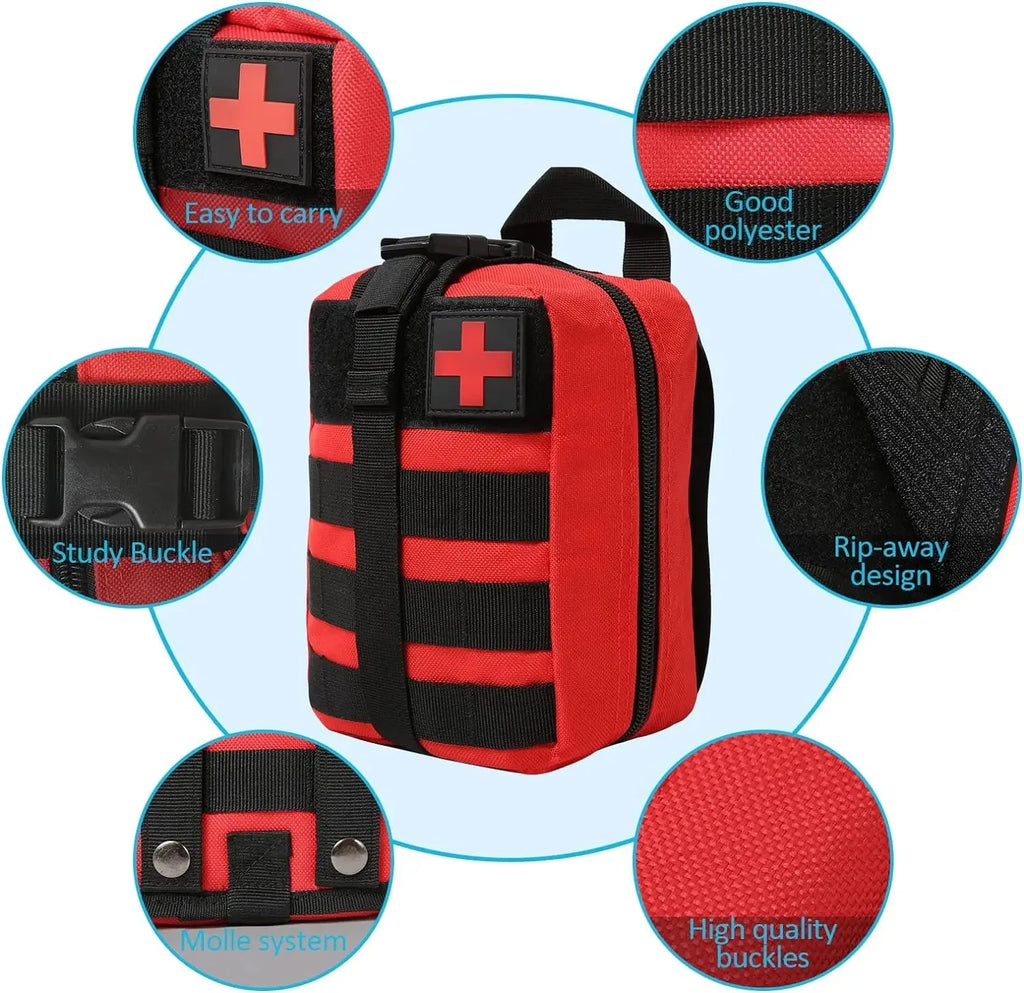 Tactical First Aid Bag Survival Pouch Outdoor Medical Box Large Size SOS Bag/PackageMedical Kit Bag Molle EMT Emergency