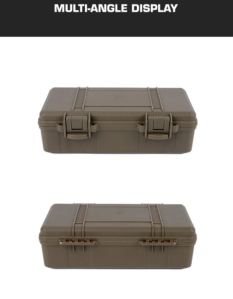 Tactical Gear Case Outdoor Shockproof Shooting Hunting Tools Flashlight Storage Camping Survival Toolbox