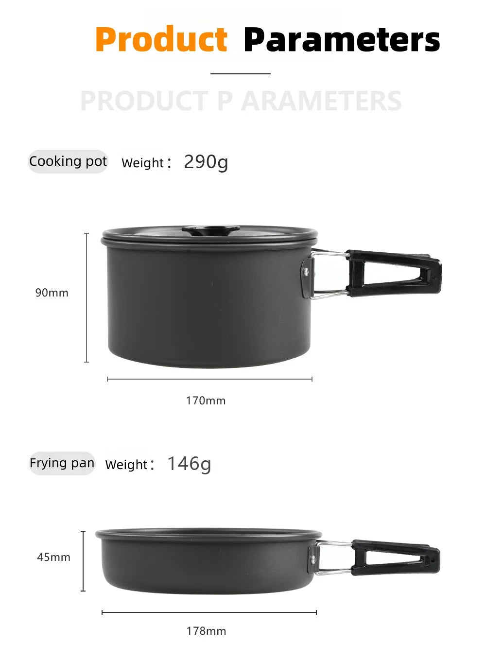 Outdoor cooking utensils, camping cookware, water heaters, tea pots, frying pans, portable outdoor stoves, camping tableware