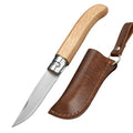 Stainless Steel Outdoor Knife Survival Hunting Knife Comfortable Wood Handle Quality 3CR13 Steel Camping Pocket Knife