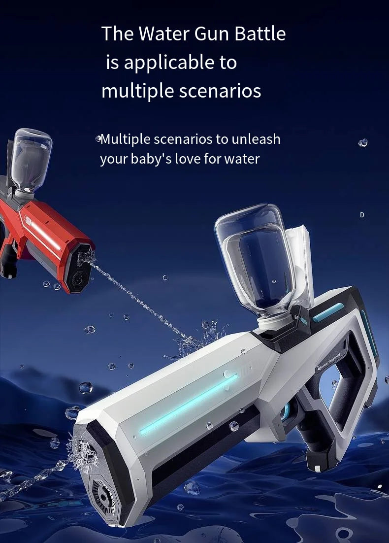 Children's Summer Outdoor Activity Electric High-Pressure Water Gun for Family Innovative Gift