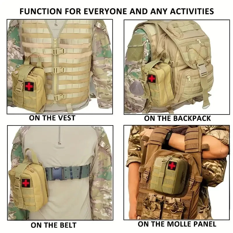 Tactical First Aid Bag Survival Pouch Outdoor Medical Box Large Size SOS Bag/PackageMedical Kit Bag Molle EMT Emergency