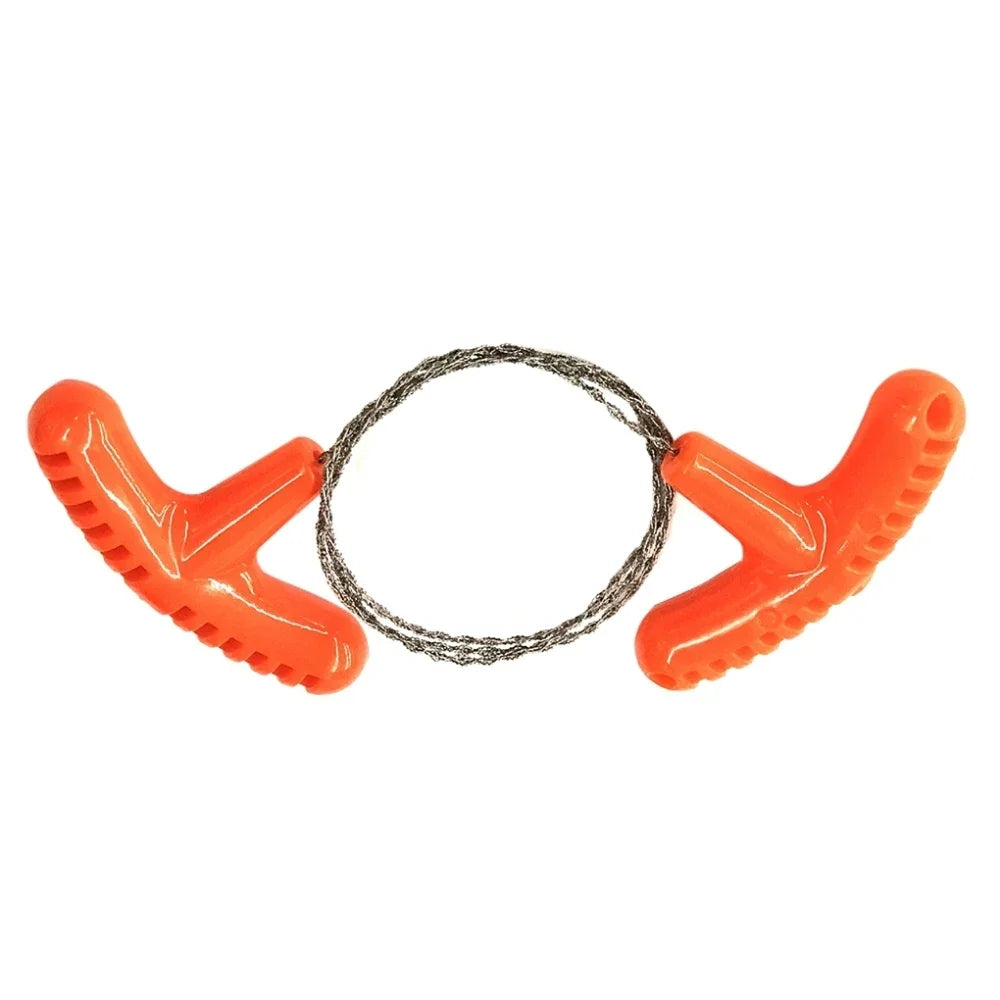 Outdoor Manual Hand Steel Wire Saw Survival Tools Hand Chain Saw Cutter Portable Travel Camping Emergency Gear Steel Wire Kits