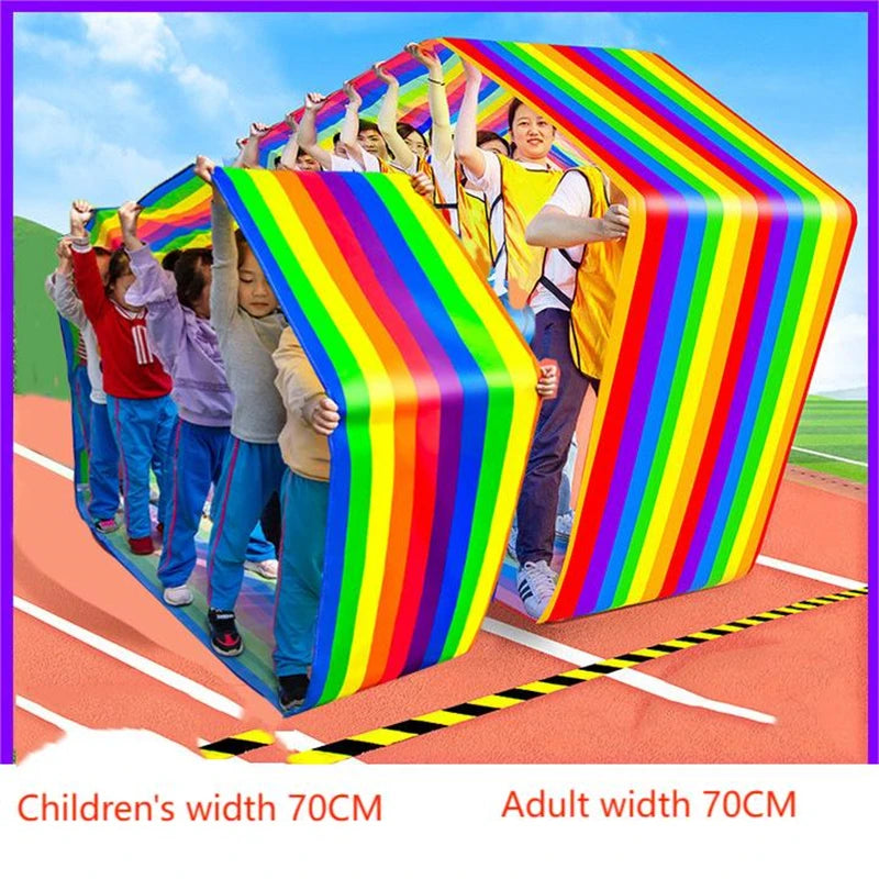 Running Mat Oxford Cloth Team Building Activity Multi-Person Collaboration Game Youth & Adult Outdoor Game Children's Sports Toy