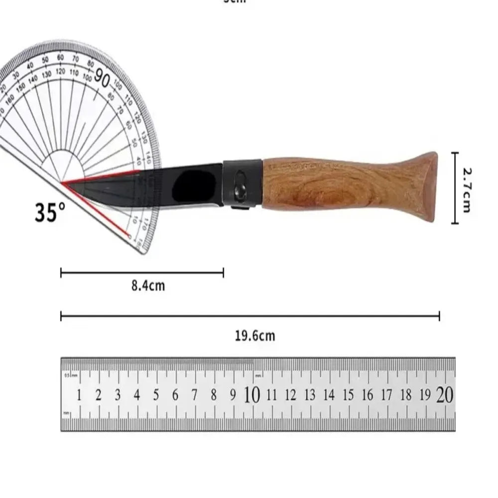 Stainless Steel Outdoor Knife Survival Hunting Knife Comfortable Wood Handle Quality 3CR13 Steel Camping Pocket Knife