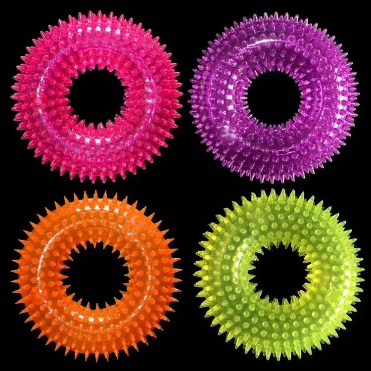 Dog toy sound balls are suitable for pets to resist biting, squeezing, chewing, gripping, and grinding their teeth